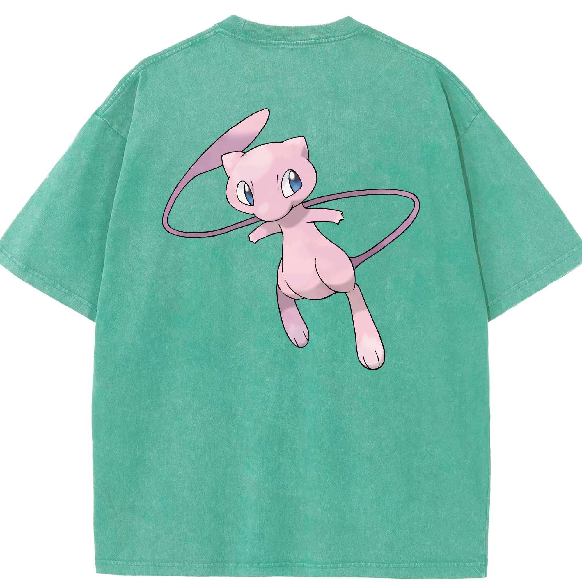 （画像用） ポケットモンスター Pokémon 綿100% ヴィンテージ風 半袖Tシャツ（背面プリント）
